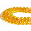 60 abalorio de citrino de 6 mm, abalorio redondas sueltas