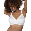 DORINA Women's Monica Moulded Soft Cup Bra Everyday, White, 40B