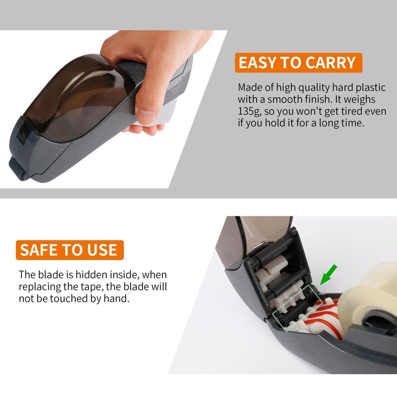 Eagle Automatic Tape Dispenser, Handheld & Portable Design, Office Tape