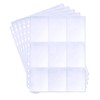 60 Pack 1080 Pockets Binder Card Sleeves Double-Sided 9 Pocket
