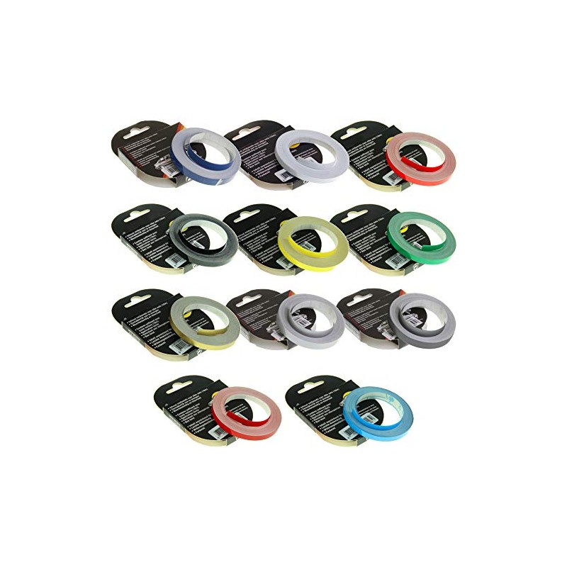 cyclingcolors Wheel rim sticker, 1.5 mm, tape, 10 m, car,