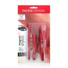 Faces Canada Magneteyes Range 3 In 1, Black, 13 g