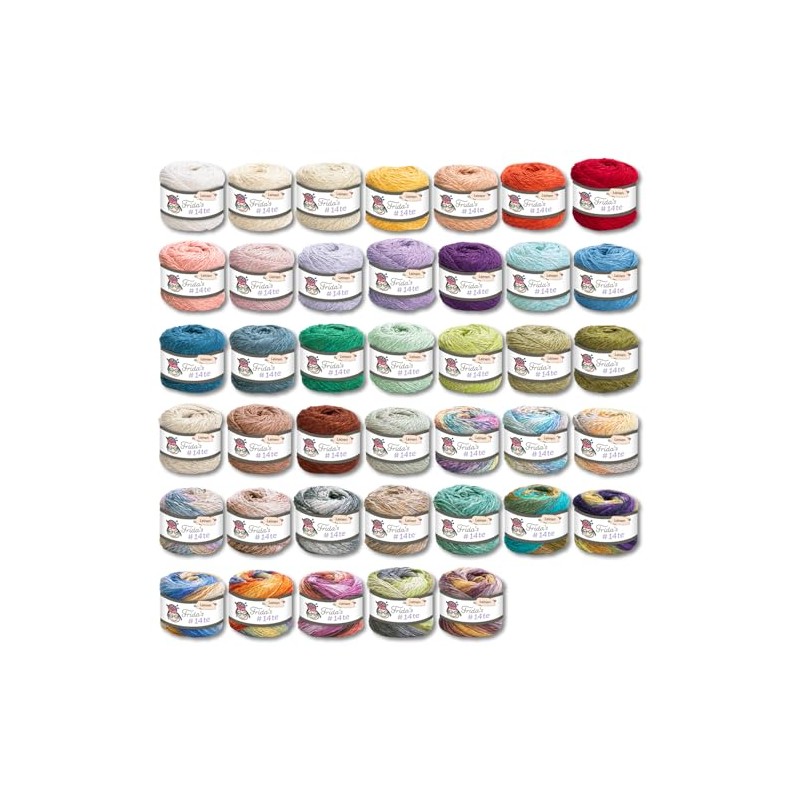 Frida's Wollhaus Frida's 100 g #14te Linen Summer Yarn Crochet