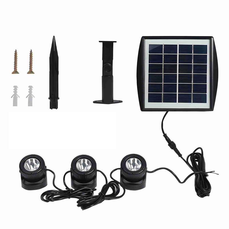 Solar Garden Light Water Resistant 2200mAh Solar Walkway Light for