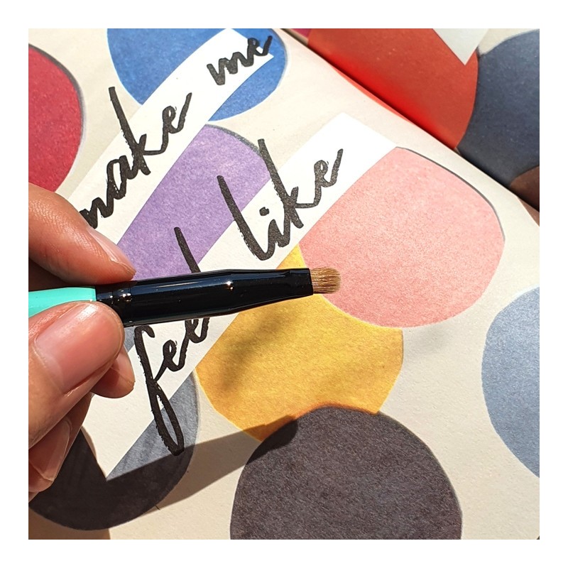Natural Hair Shadow Brush - Point & Liner / 천연모