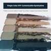 Fillwie Magnetic Single Matte Eyeshadow with Metal Pan, Eyeliner Powder