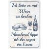Blechwaren Fabrik Braunschweig GmbH PC 300/427 Metal Sign with German
