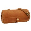Gusti Roberto Handlebar Bag Leather 2-in-1 Bicycle Bag Vintage Brown