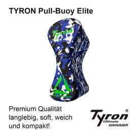 Tyron Pull-Buoy Elite (Multi-Colour) | Aid for Swimming Training | Improve Swimming Posture | Foam | Asymmetrical Construction