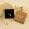 LIHELEI Silver Heart Initial Necklace for Women, 925 Silver, Heart