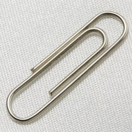 Officemate Small #3 Size Paper Clips, Silver, 200 in Pack (97219)