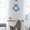 HOBYLUBY Indoor Outdoor Thermometer, Owl Wall-Mounted Thermometer Waterproof for Patio
