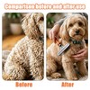 Carpet Pile Brush, Dual-Use Carpet Rake and Pet Undercoat Rake