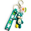 RATASK Cute Bear Keyring bagcharm pendant (Green)