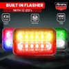 Abrams SAE Class-1 Bold 12 [Amber/White] 36W - 12 LED