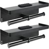 NUOGAO Double Toilet Paper Holder Wall Mount with Toilet Paper