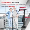 BigAlex Folding Walking Cane with Two Led Lights for Elderly