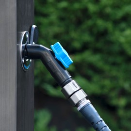 Aquor Removable Faucet Hose Connector, Quick Connect for Aquor Hydrants, Jet Black