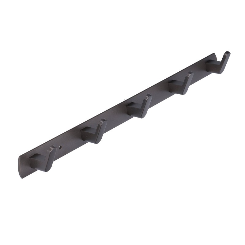 45cm Row Hook Wall Mount Aluminium Alloy Coat Towel Hook