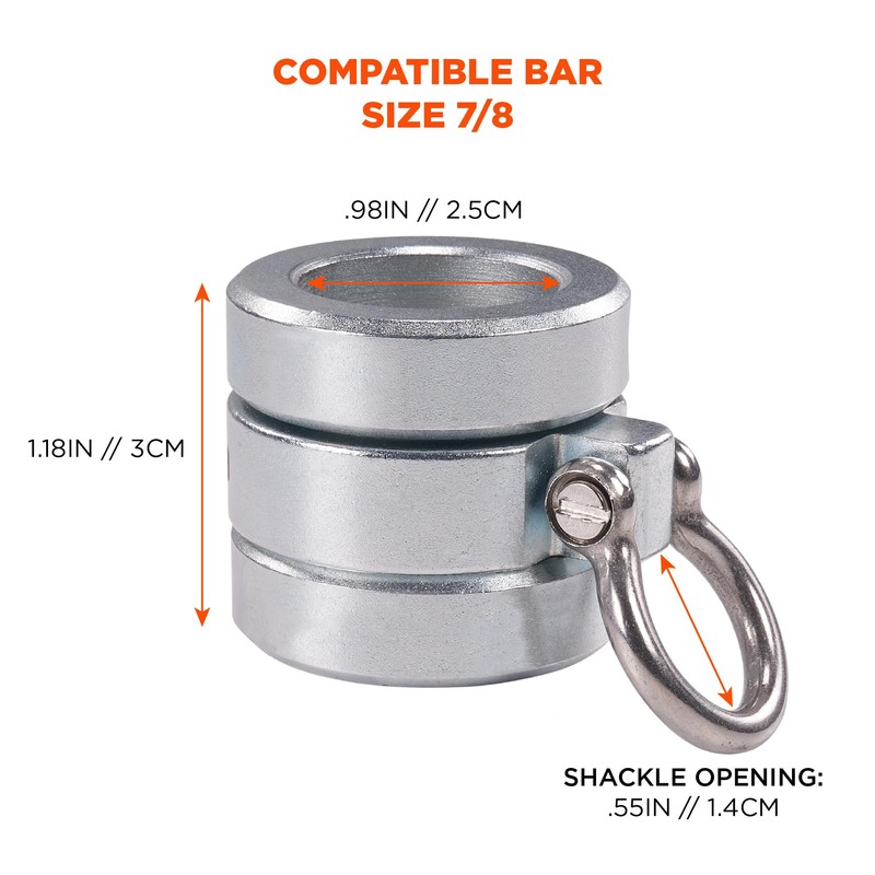 Ergodyne Squids 3791 Sleever Bar Lock Collar with Tethering Attachment