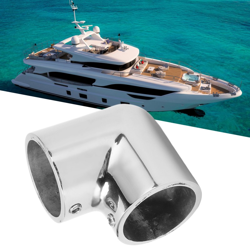 2 Way Boat Hand Rail Fitting 32mm 316 Stainless Steel
