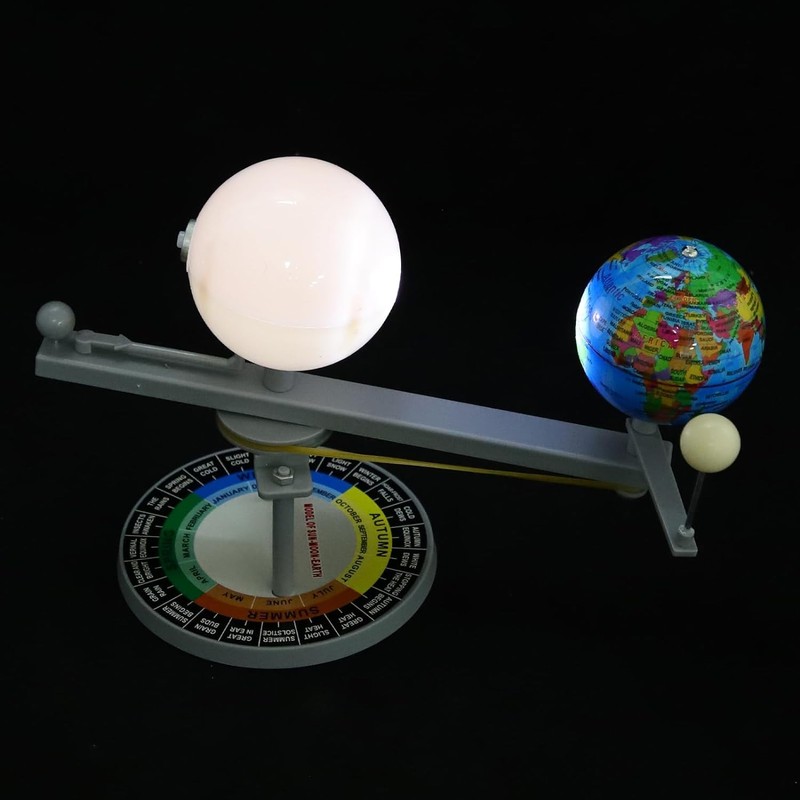 Vaguelly Sun Earth Moon Orbital Model Kids Educational Geography Model