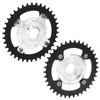 38T 104 BCD Electric Bike Chainring and Adapter Aluminum Alloy