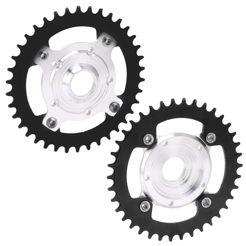 38T 104 BCD Electric Bike Chainring and Adapter Aluminum Alloy