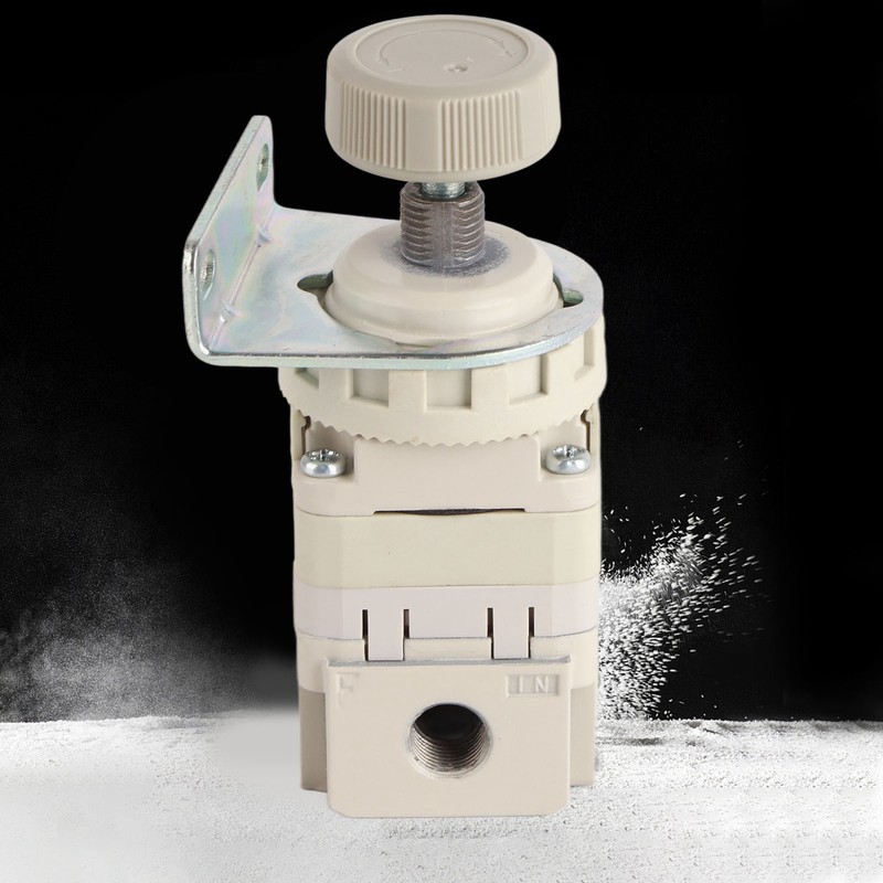 Pneumatic Compressed Air Regulator Valve with Bracket High Accuracy Pressure
