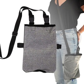 Eopono Elastic and Versatile Leg Bag Holder - Universal, Portable and Discreet Urine Bag (Grey)