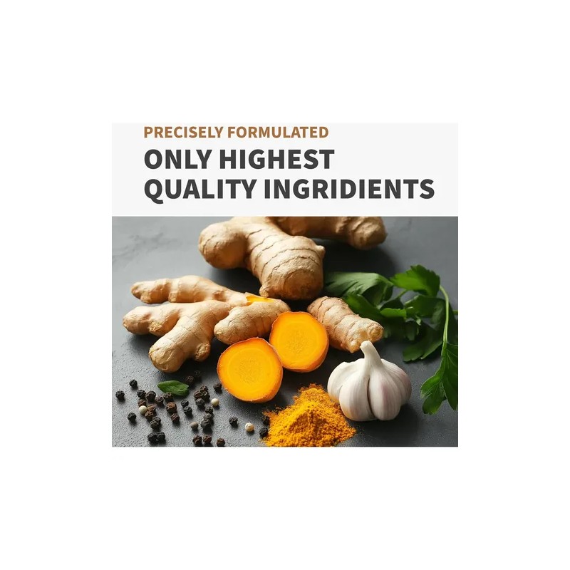 Medchoice Turmeric Bioperine Garlic Ginger Digestión 120cáps