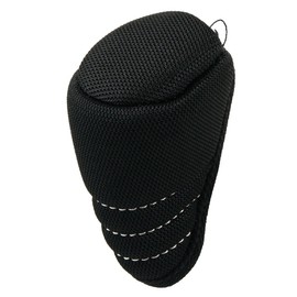 sourcing map Black Zipper Closure Gear Shift Knob Cover for Auto Car