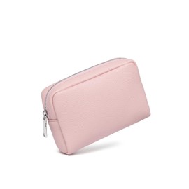 YONBEN Makeup Bag Large Capacity Women's Classic Black Wash Bag Adjustable Partition Wash Brush and Cosmetic Carrying Bag (PU/Charming)