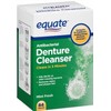 Equate Antibacterial Mint Fresh Denture Cleanser Tablets, 84 count by