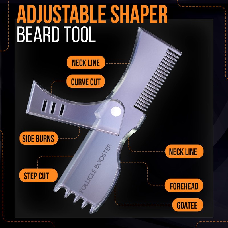 Beard Shaper Kit - Complete Shaping & Styling Tool -