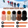 Ofoat Winter Thermal Hat with Neck Cover, Windproof Fleece Balaclava