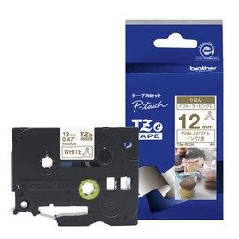 [Brother Genuine] pe-touch ribbon tape TZe-R234 width 0.5 inches (12 mm) (gold letter/white)