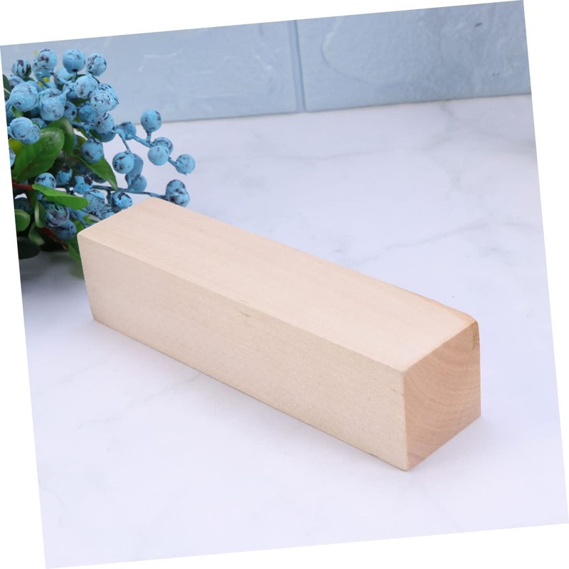 Gatuida DIY Handmade Natural Beech Wood Block Small Craft Plank
