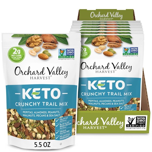 Does not apply Keto Crunchy Trail Mix, 5.5 Ounces (Pack