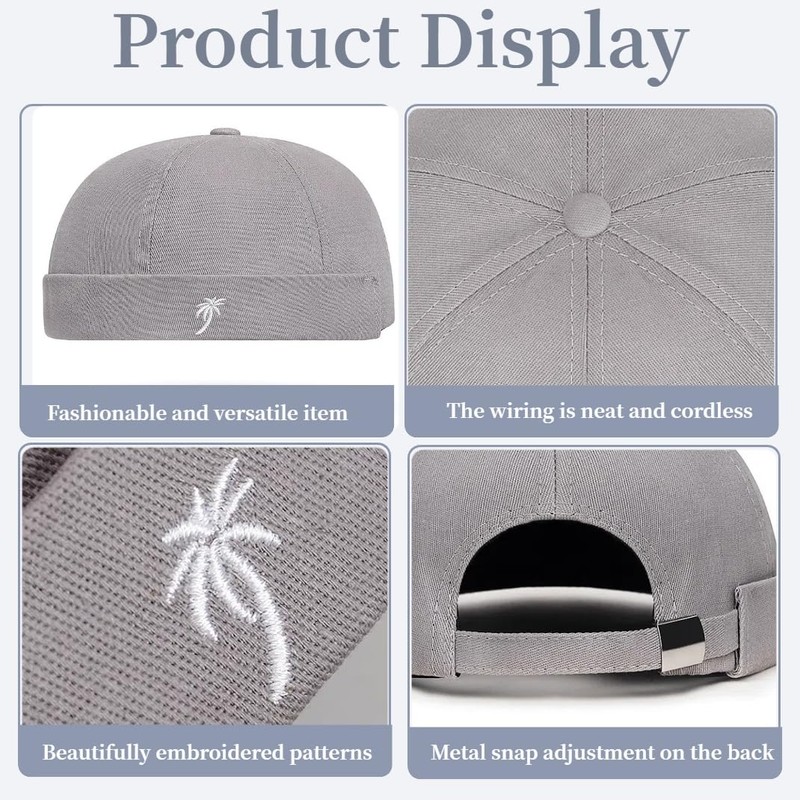 Cotton Docker Cap Sailor Hat Harbour Hat Original Docker Hat