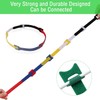 30PCS Adjustable Reusable Cable Ties Straps 12mmx150mm Hook and Loop