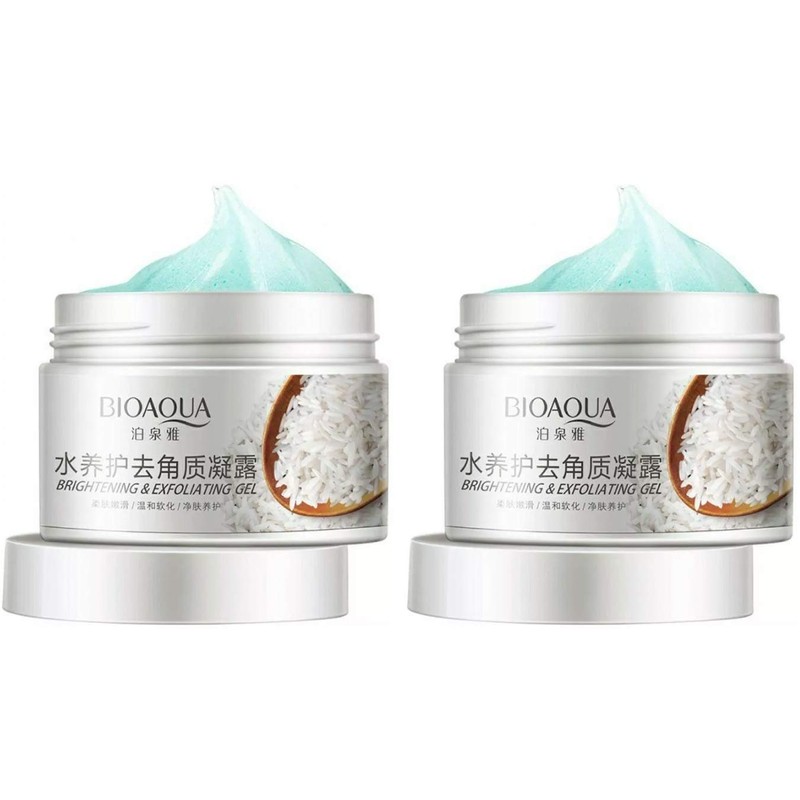 Gel Exfoliante De Arroz Remueve Células Muertas Bioaqua 140gr (2