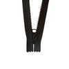 Plastic Zip Non-Separable 5 mm PZn_322 (Black, 58 cm)