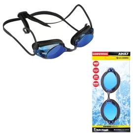 U.S. Divers US Divers Adult Express Goggle Black w/Blue Mirror Lens