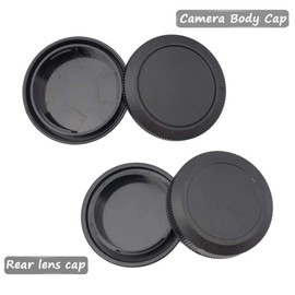 EOS RF Body Cap & Rear Lens Cap Cover for Canon EOS R5 EOS R6 R EOS RP More Canon RF Mount DSLR(2 Sets), Fire Rock Lens Accessories for Canon EOS R5 R6 RP