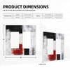 Red Black Grey Abstract Painting 2 Gang Double Rocker/Decora Light