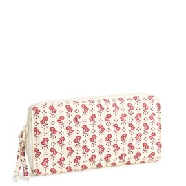 Vera Bradley Premium Cotton Continental Wallet, Rachel Ditsy