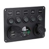 Yctze Panel de interruptor basculante Interruptor basculante de 5 bandas