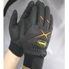 [PROHANDS] Synthetic Leather PU Embossed Gloves, PU-605, Orange, L Size