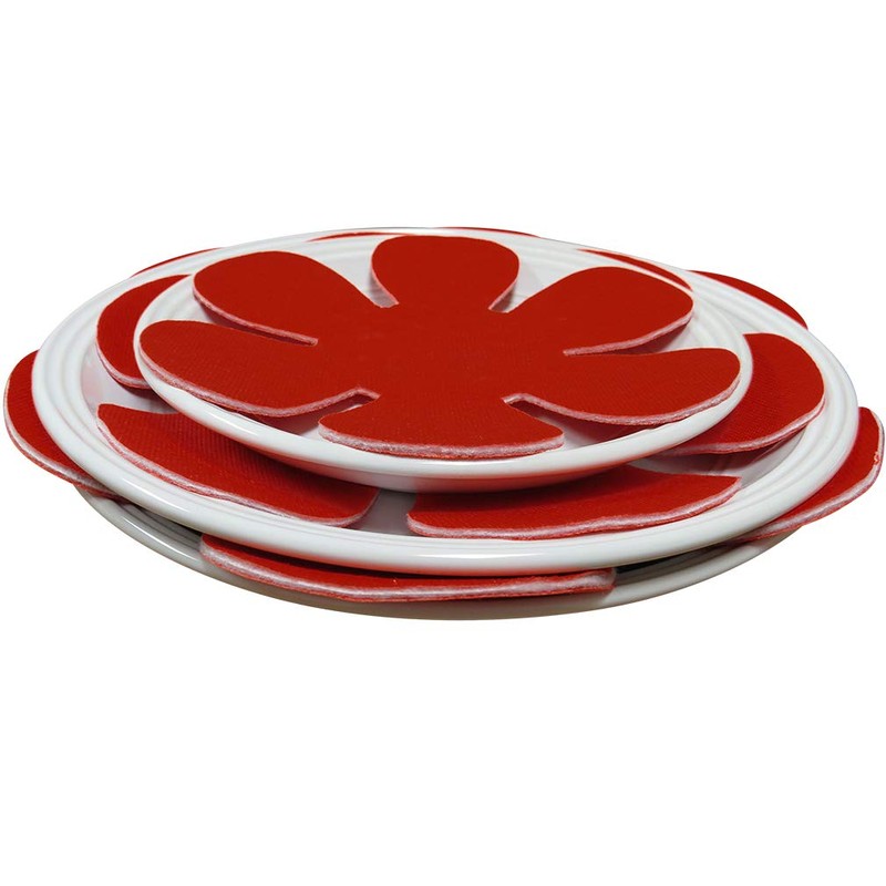 Evelots Pot/Pan Scratch Protector-Soft Felt-Ceramic/Glass/Cookware-3 Sizes-S/12